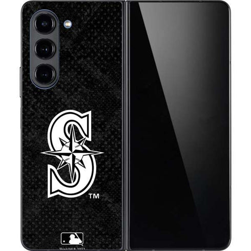 MLB Seattle Mariners Dark Wash Galaxy Z Fold5 5G Skin